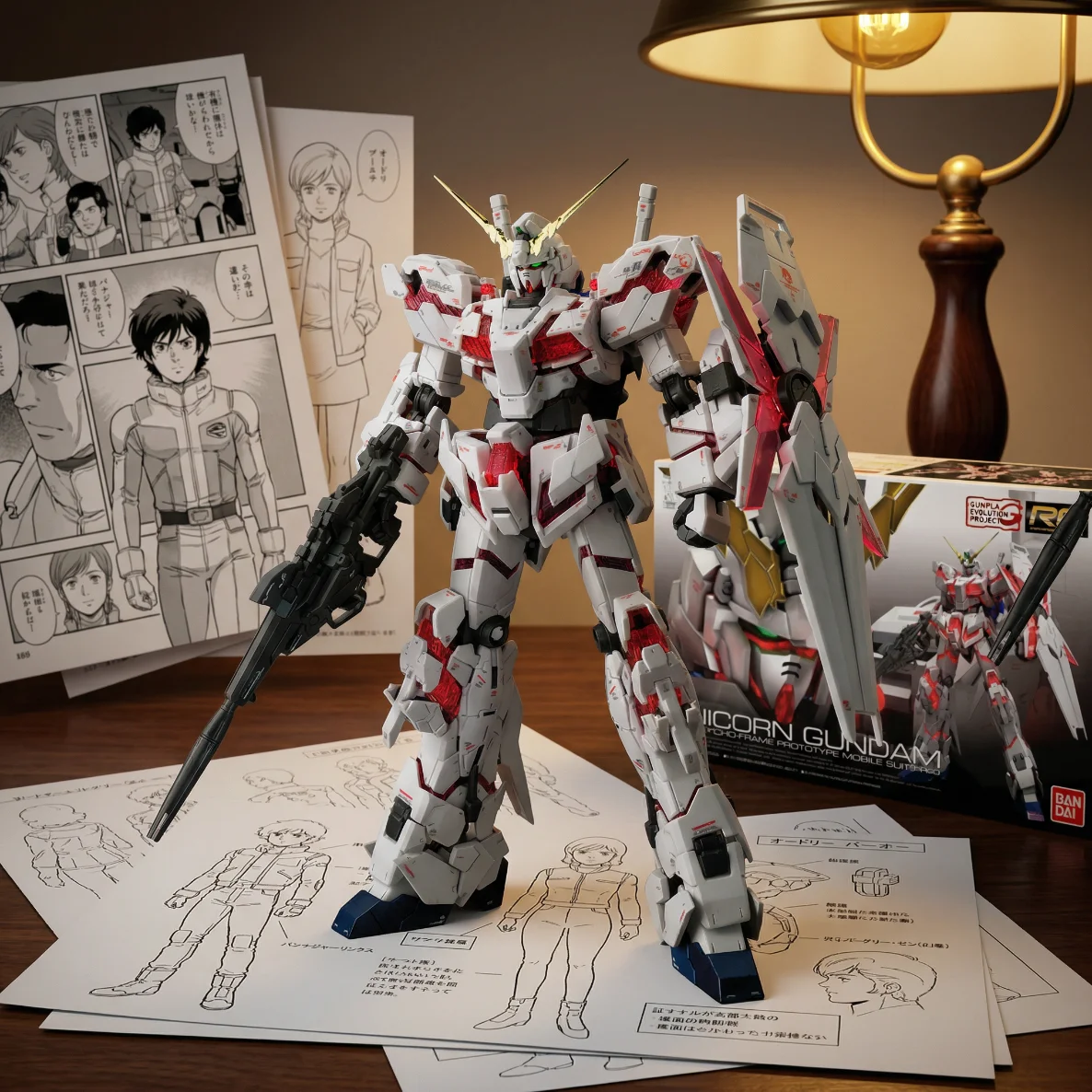 机动战士高达 独角兽 高达-13CM