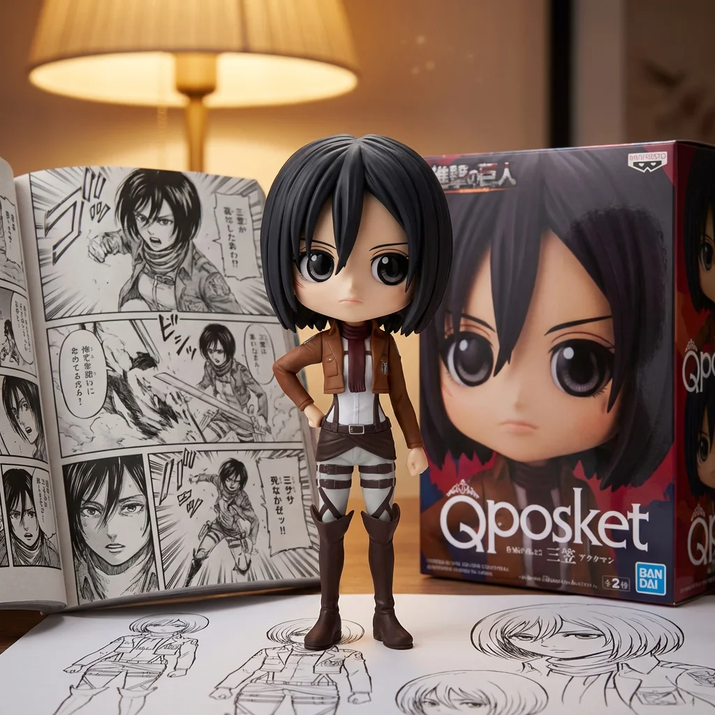 进击的巨人 眼镜厂 Q posket 三笠 阿克曼2-14CM