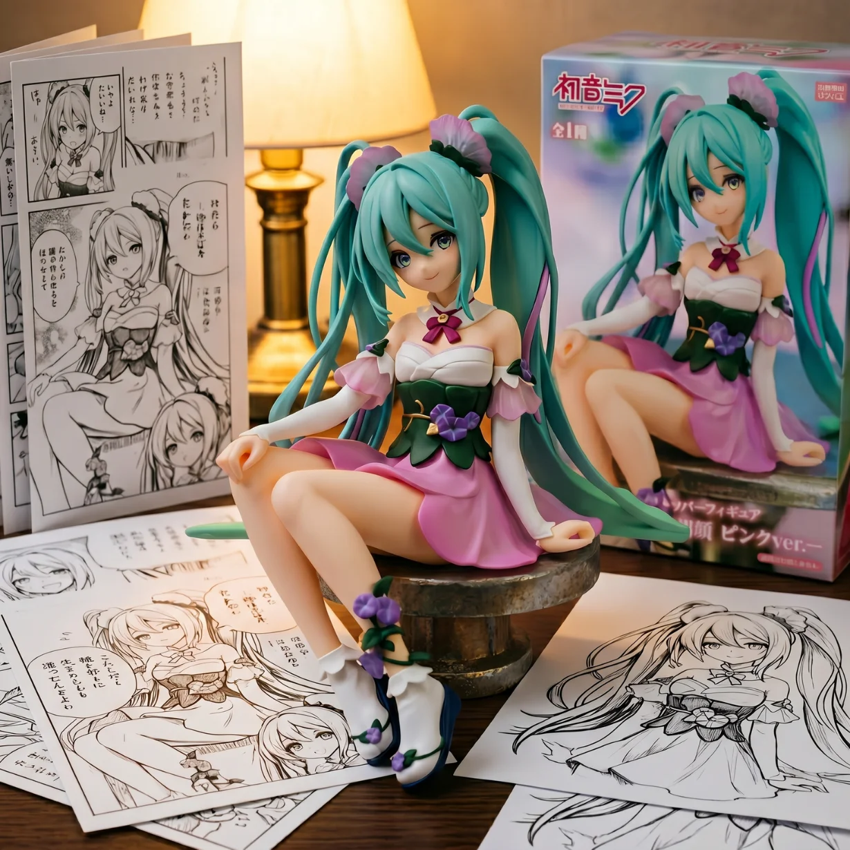 初音未来 FURYU 牵牛花仙子 粉色-14CM