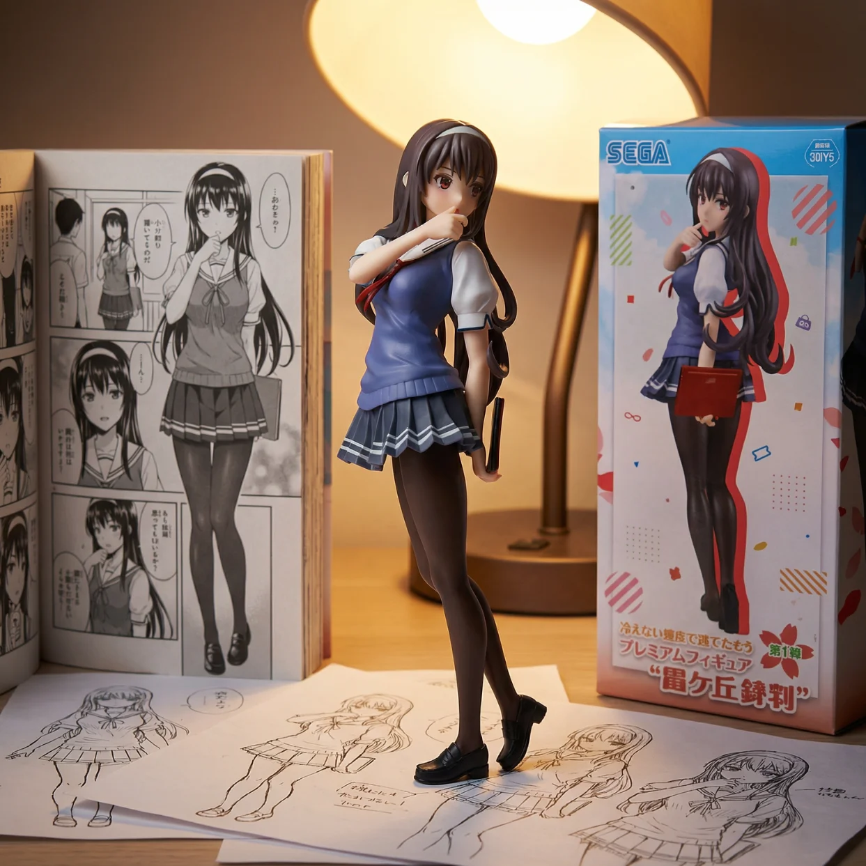 路人女主的养成方法 世嘉 霞之丘诗羽 校服-20CM