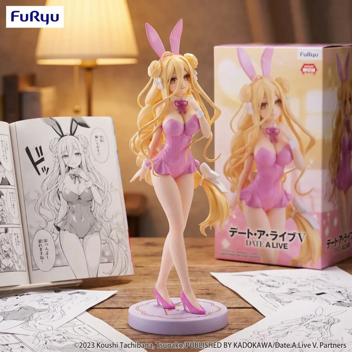 约会大作战 星宫六喰 粉色兔女郎-33CM