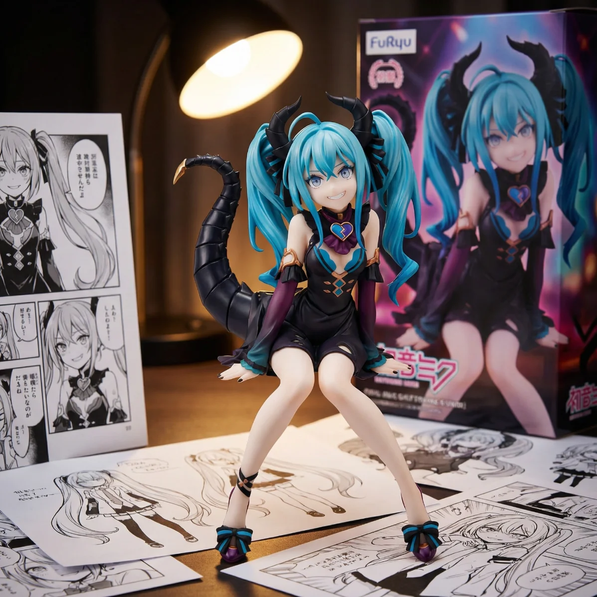 初音未来 FuRyu 小恶魔 红色-18CM