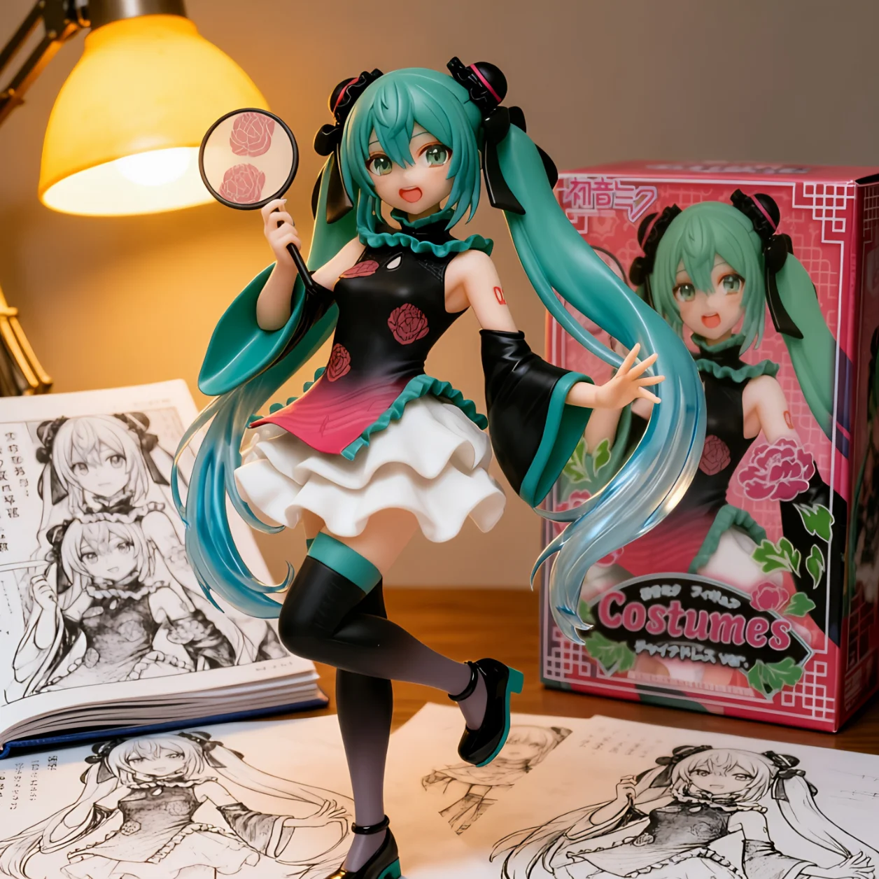 初音未来 TAITO 中国风 黑衣-18CM
