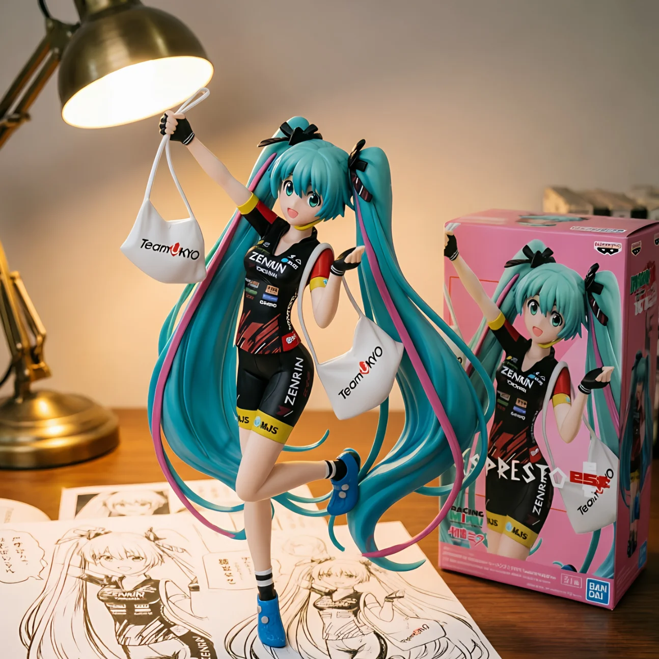 初音未来 眼镜厂 ESP 赛车初音2019-17CM