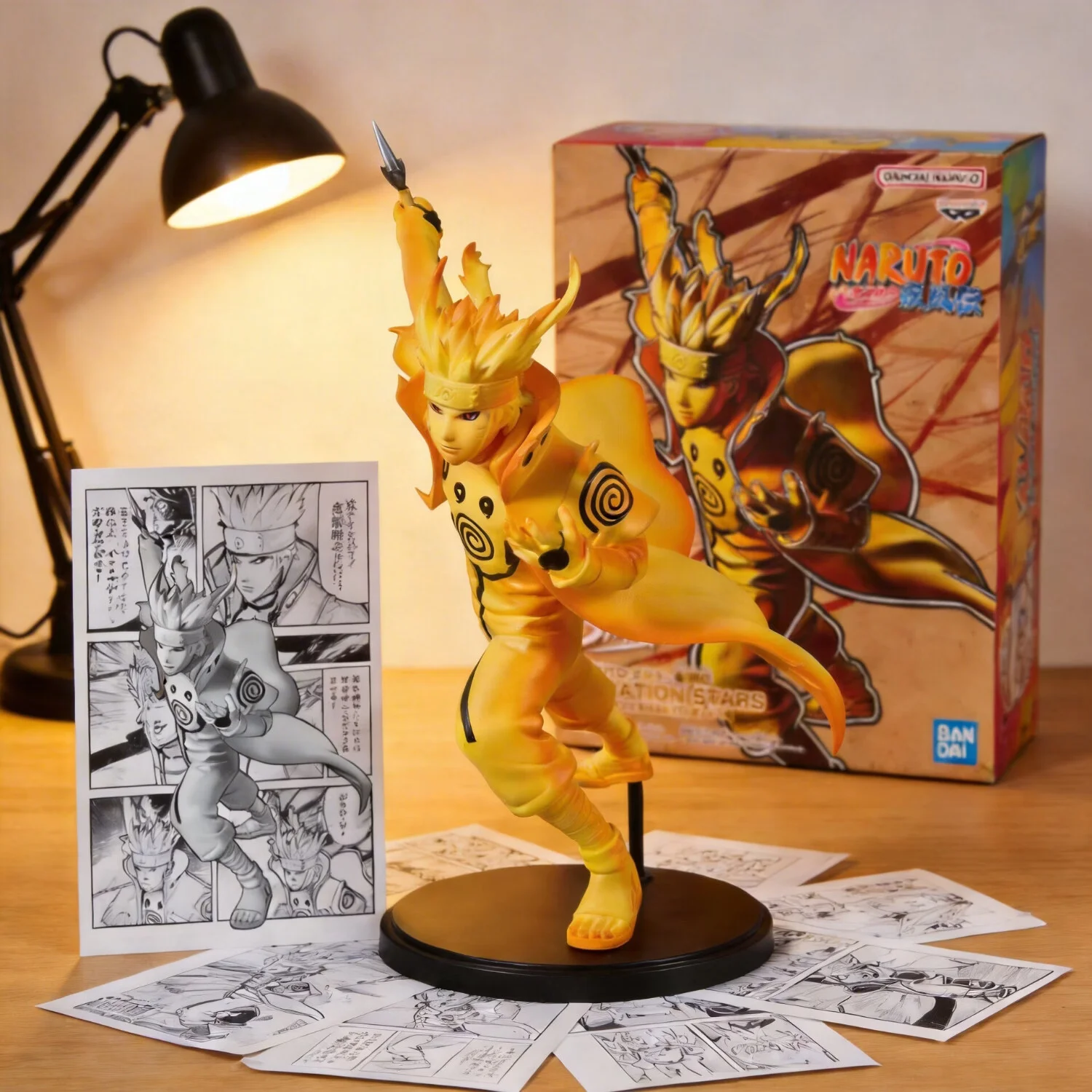 火影忍者 波风水门 九尾模式-18CM