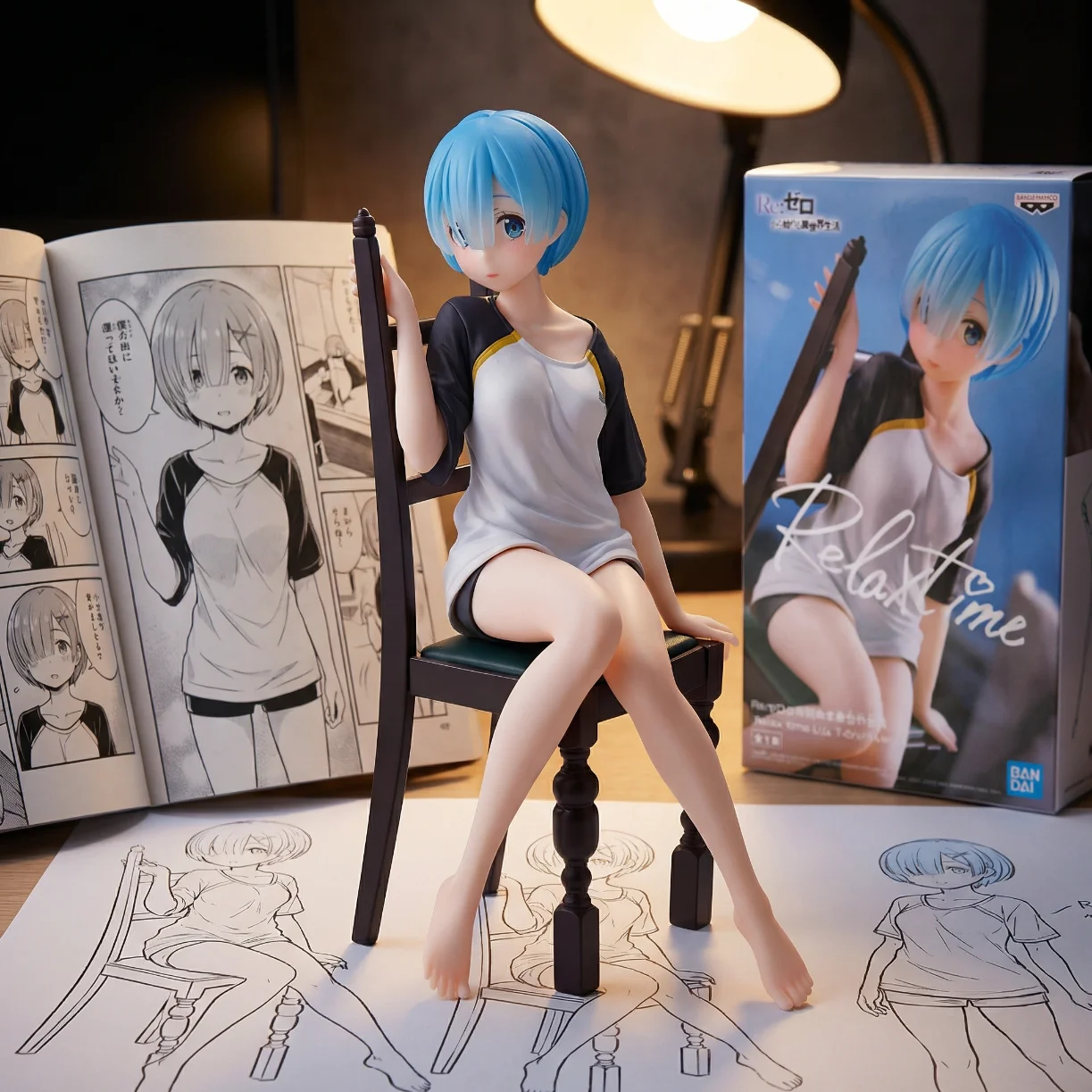 Re:从零开始的异世界生活 蕾姆 椅子 运动服-20CM