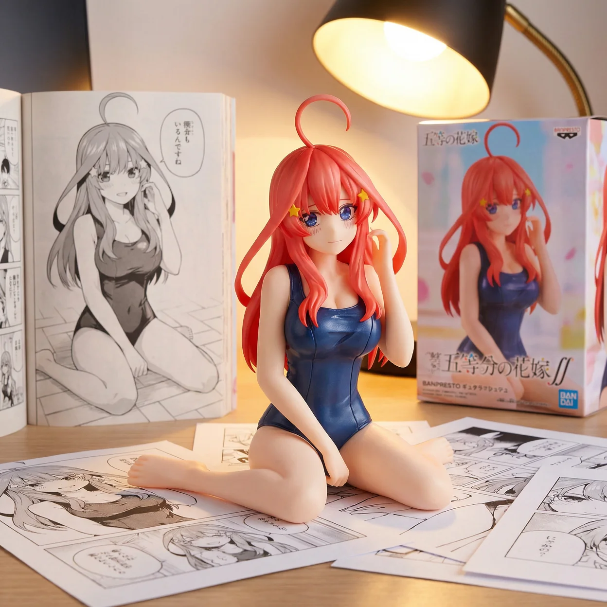 五等分的花嫁 五月 学校泳装-15CM