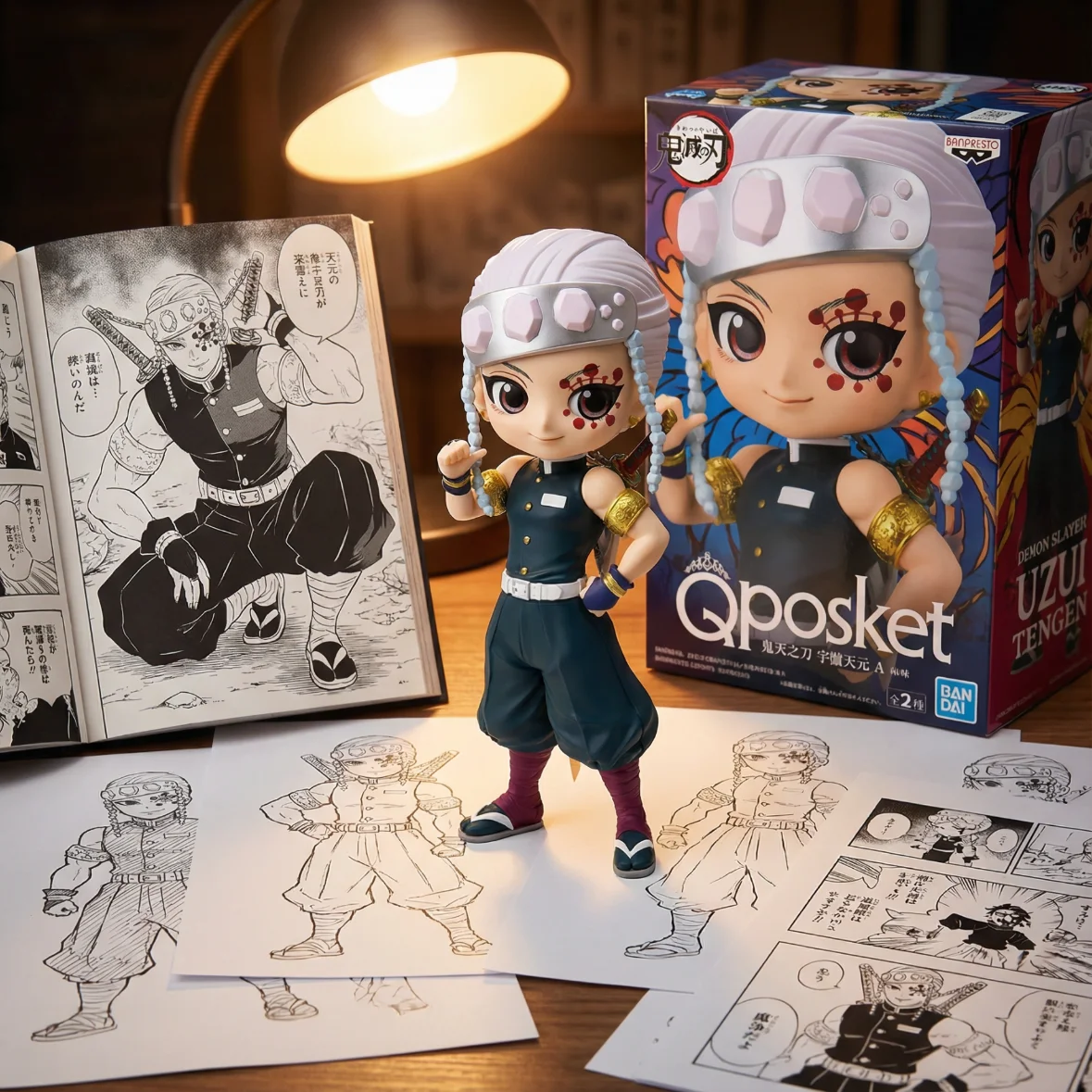 鬼灭之刃 Qposket宇髄天元-16CM