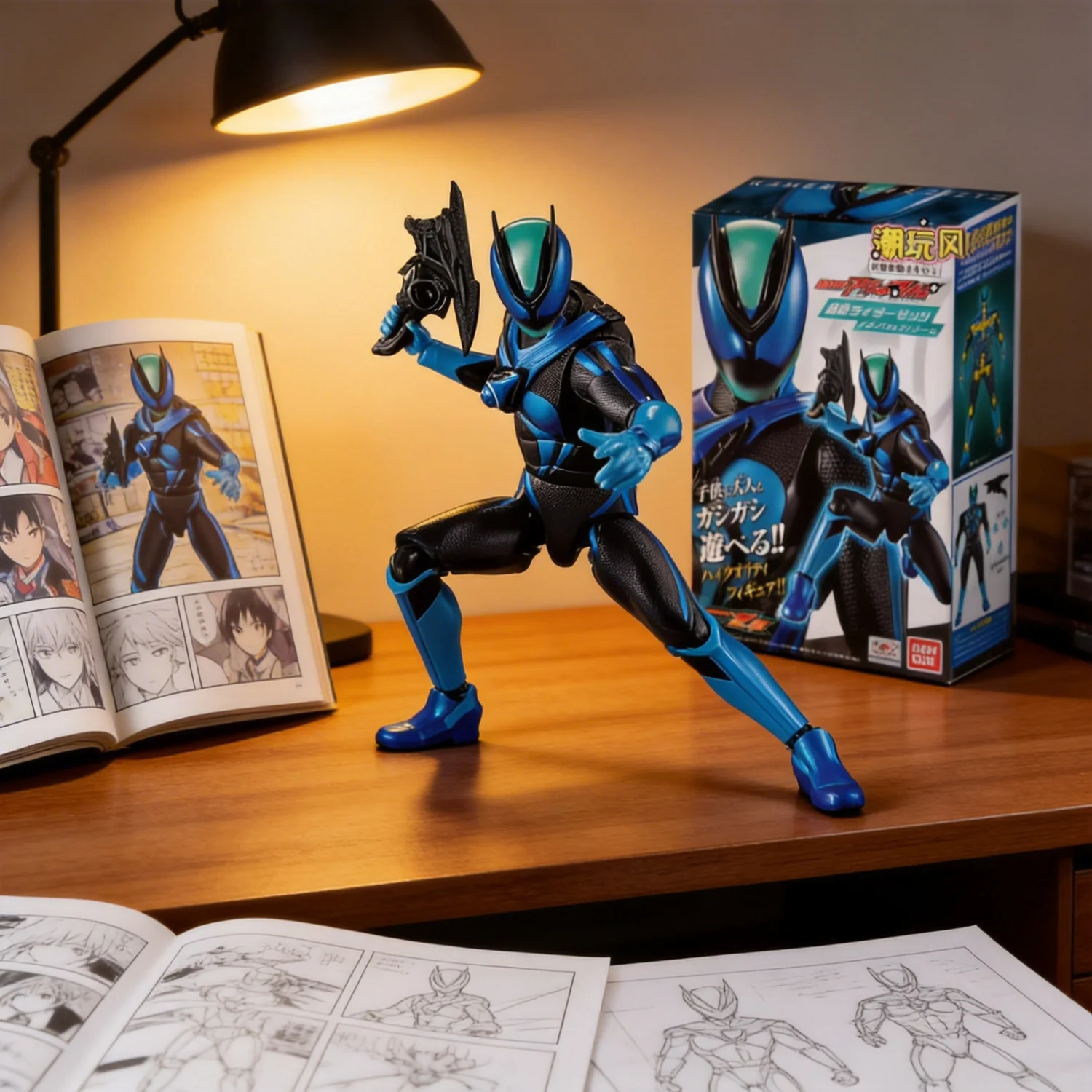假面骑士 科技涌动形态-15CM