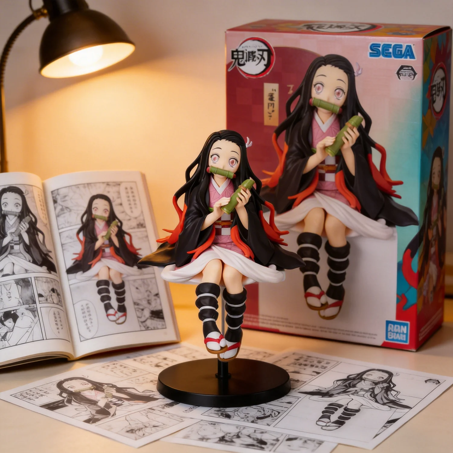 鬼灭之刃 鬼灭之刃 世嘉 鬼灭之刃 祢豆子 泡面压-16CM