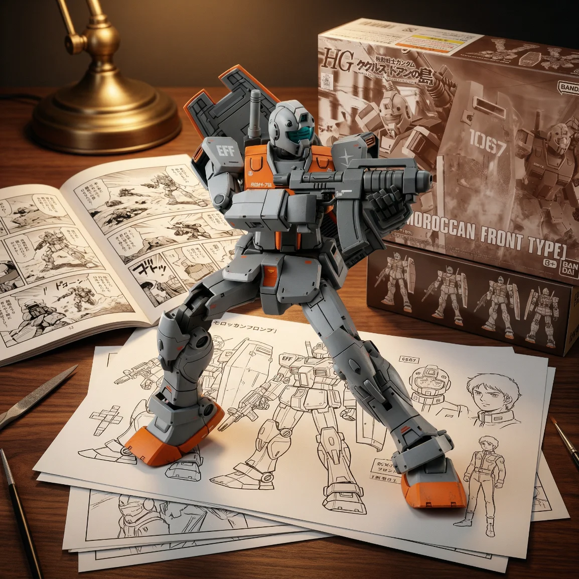机动战士高达 摩洛哥战线吉姆 PB-13.5CM
