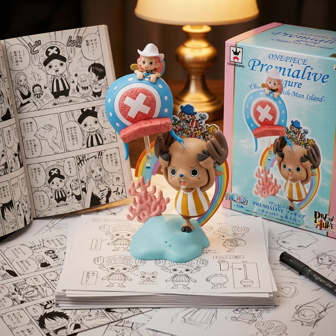 海贼王 鱼人岛 乔巴-15CM