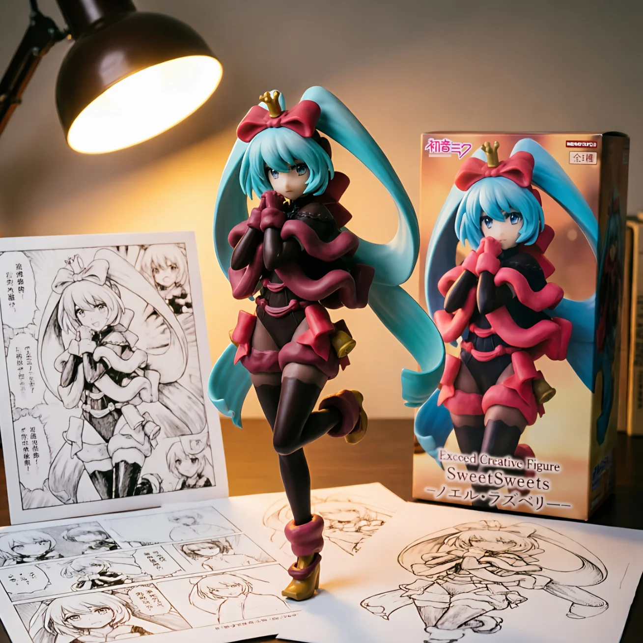 初音未来 圣诞树莓蛋糕-21CM