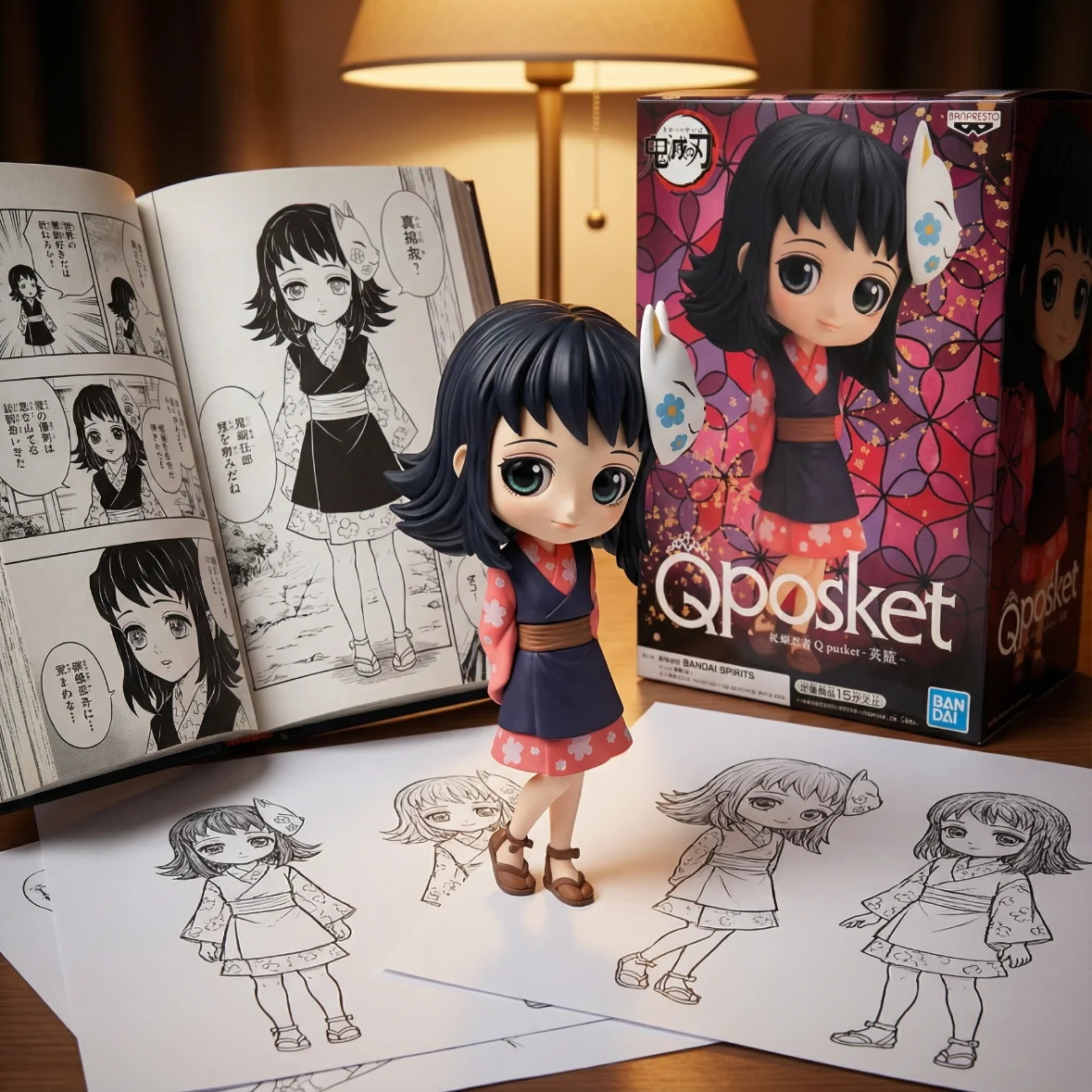 鬼灭之刃 Qposket真菰-15CM