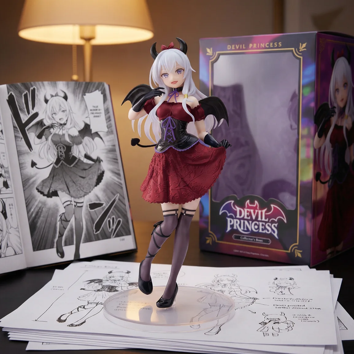 魔女之旅 伊蕾娜 小恶魔 黑色-20CM