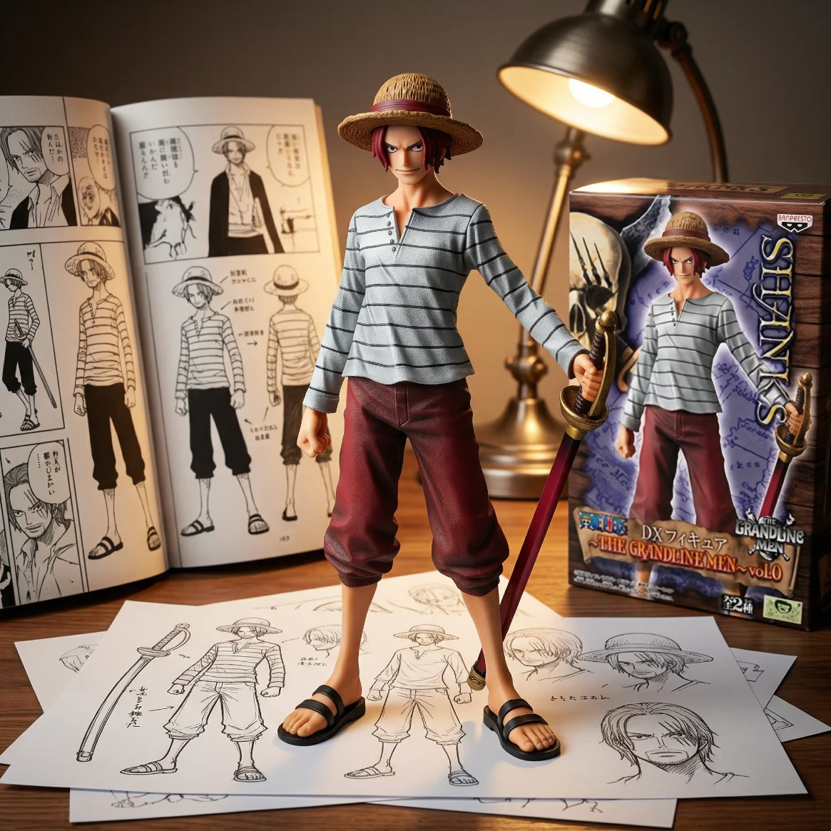 海贼王 DX男人0 香克斯-17CM