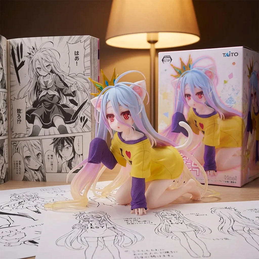 游戏人生 TAITO 白 猫耳T恤-14CM