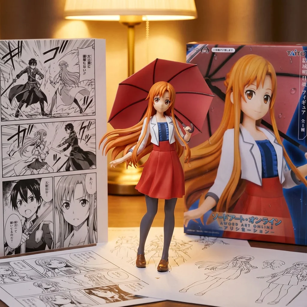 刀剑神域 TAITO 亚丝娜 打伞-19CM