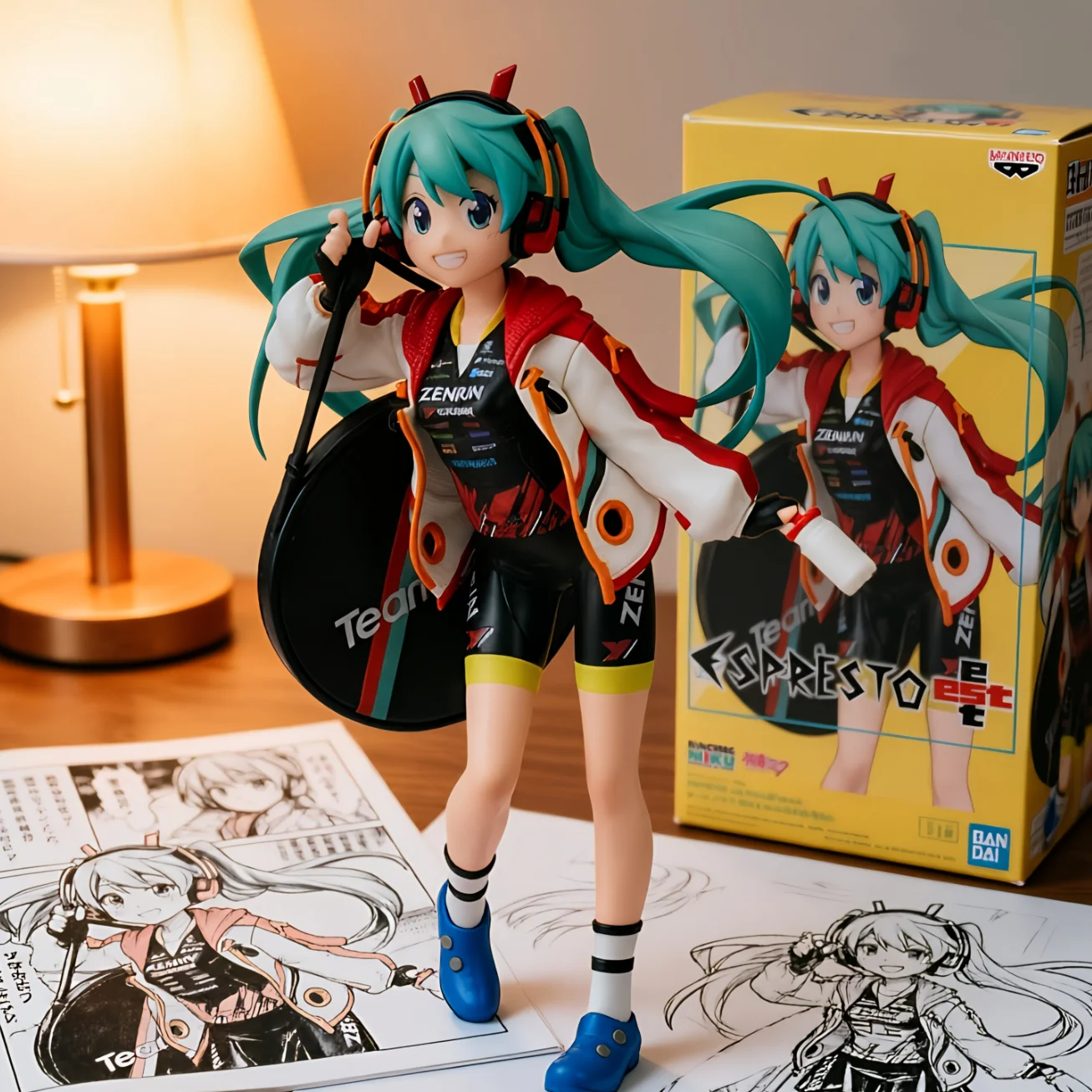 初音未来 眼镜厂 ESP 赛车 2020-17CM