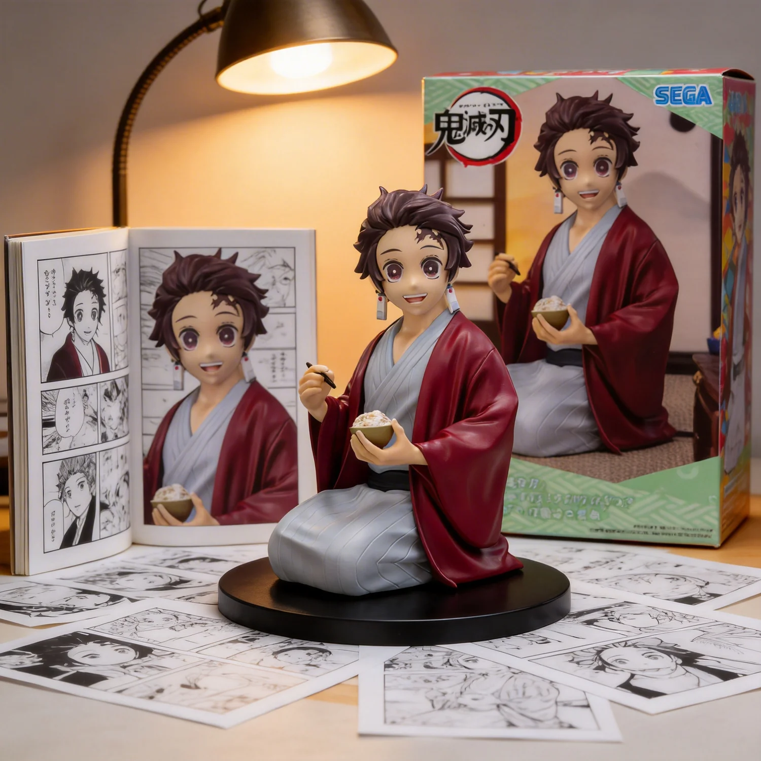 鬼灭之刃 鬼灭之刃 灶门炭治郎 泡面压-15CM