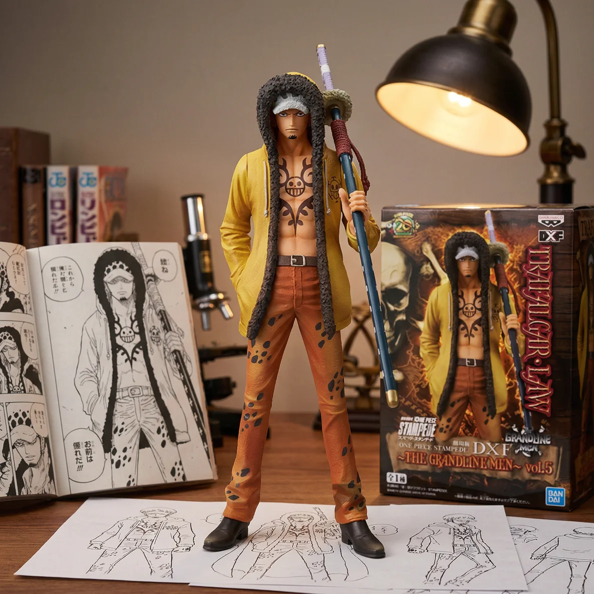 海贼王 DXF STAMPEDE 扛刀罗-17CM