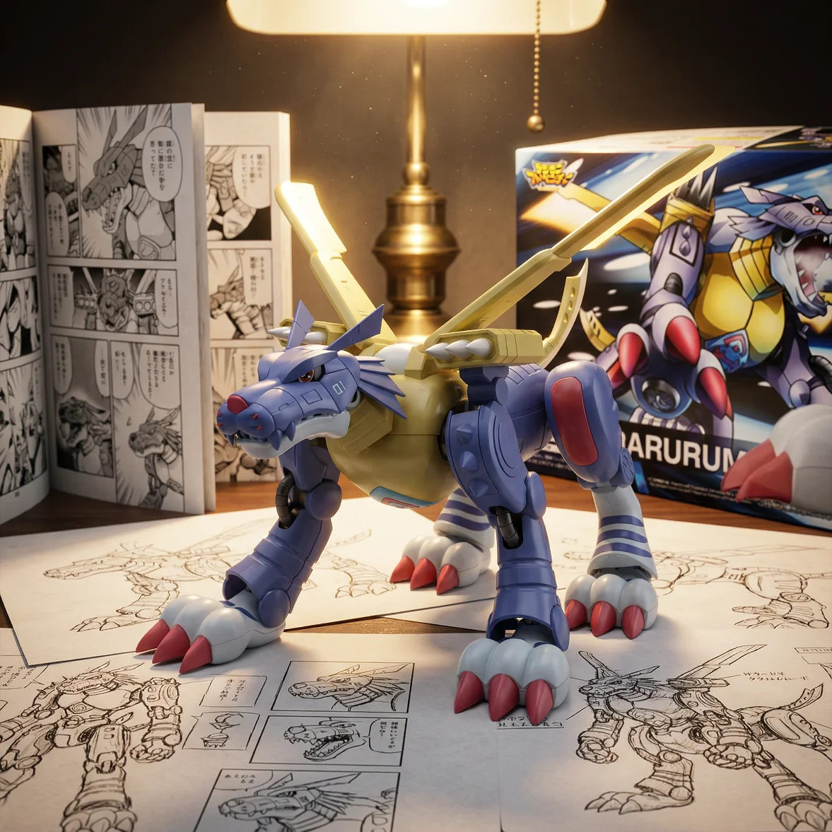 数码宝贝 钢铁加鲁鲁 动画版 2000-15CM