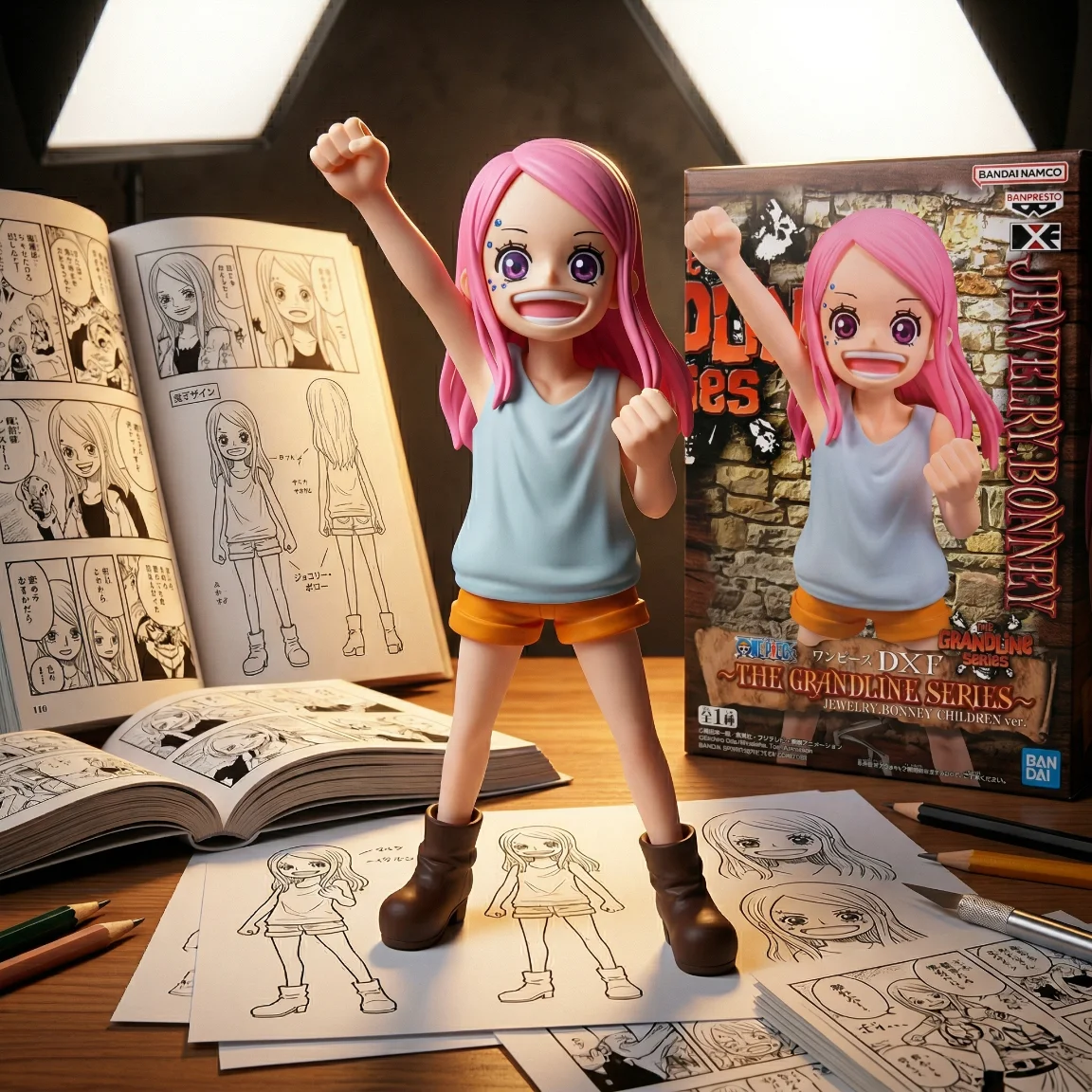 海贼王 DXF 波尼童年-14CM