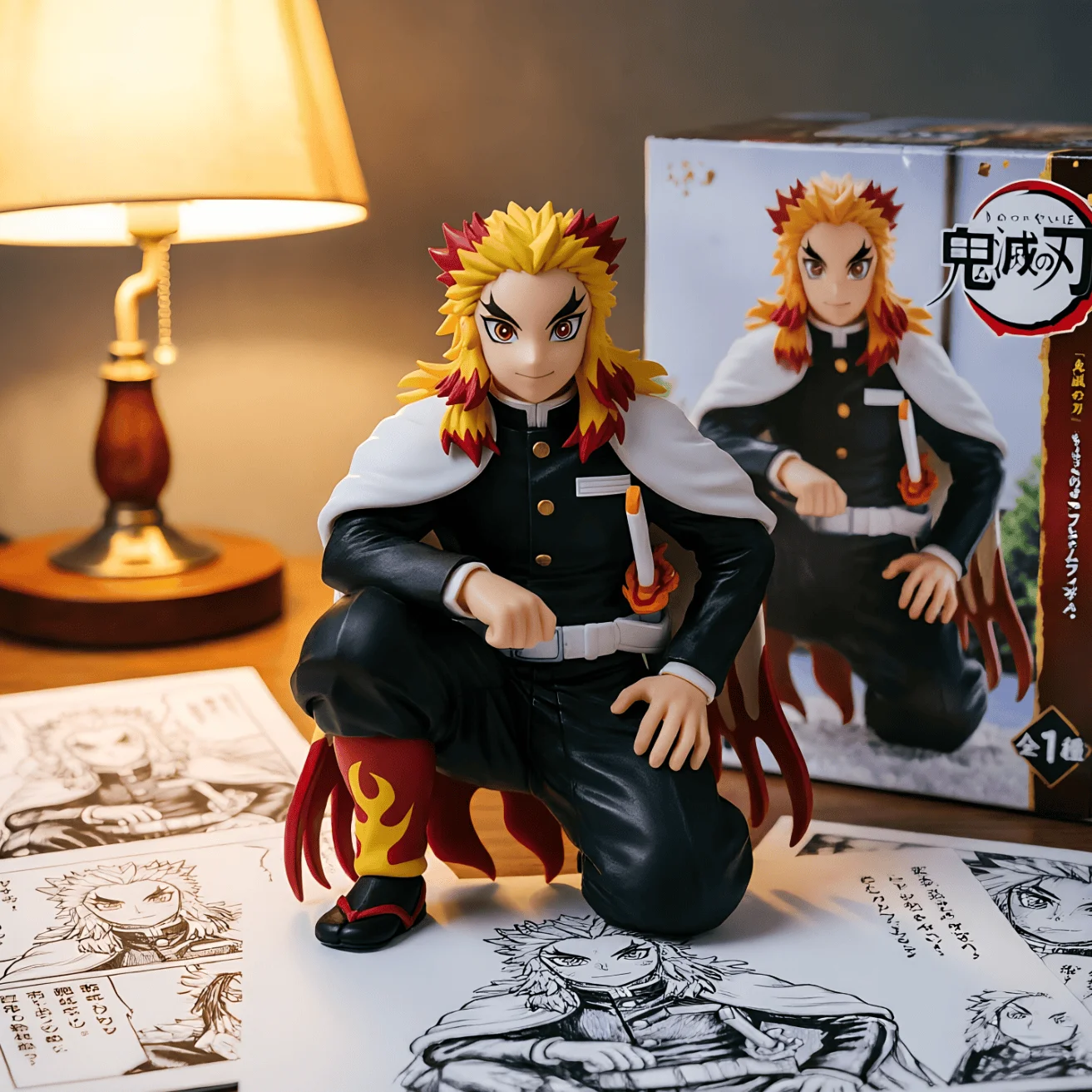 鬼灭之刃 炼狱杏寿郎 炎柱-13CM