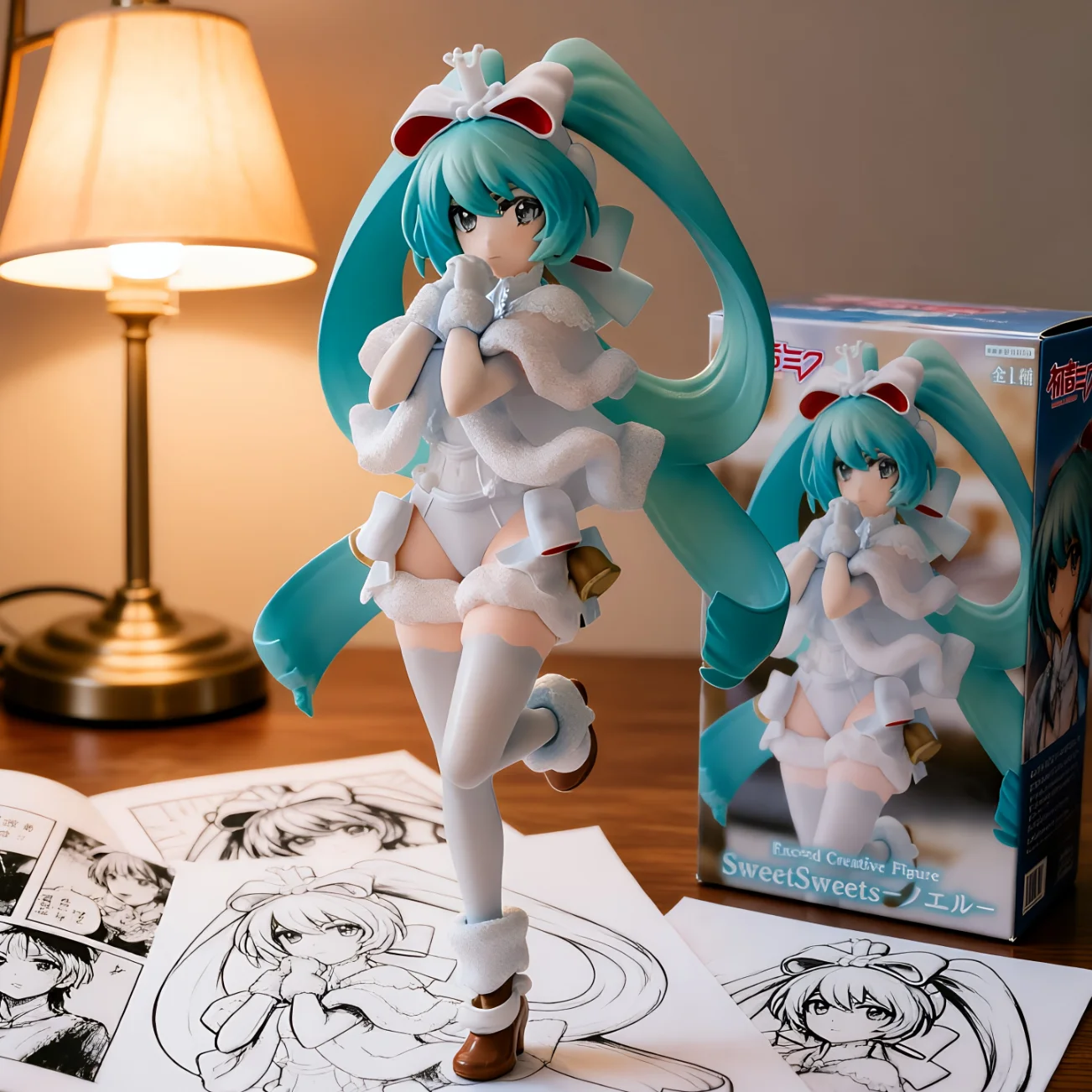 初音未来 FURYU EC 圣诞蛋糕-15CM