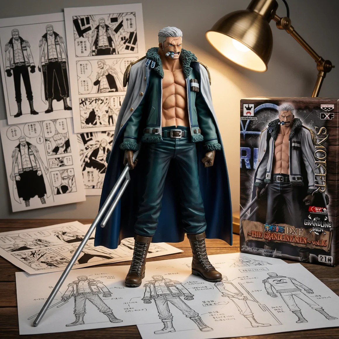 海贼王 DXF 男人 斯摩格-16CM