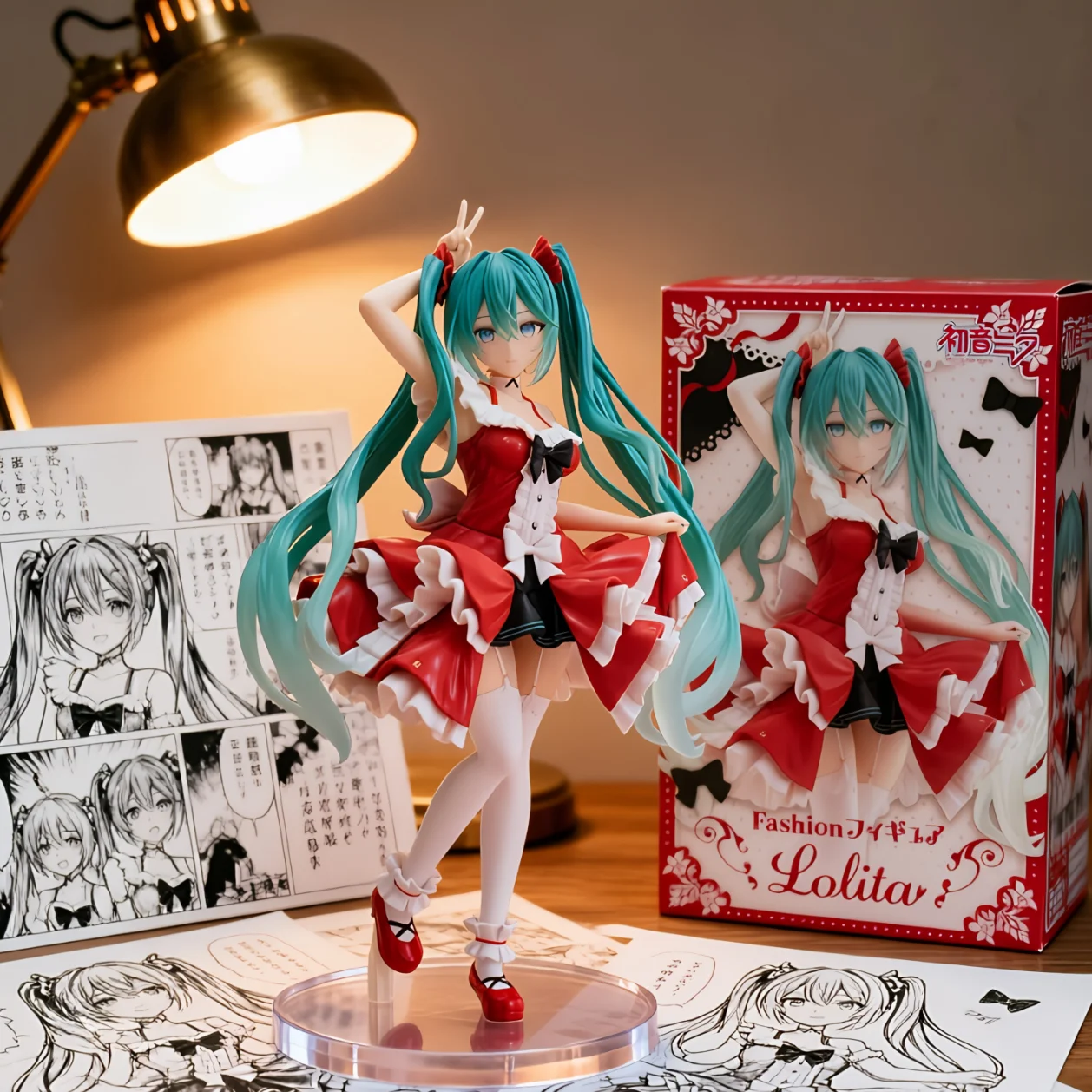 初音未来 TAITO fashion 洛丽塔 红色-18CM