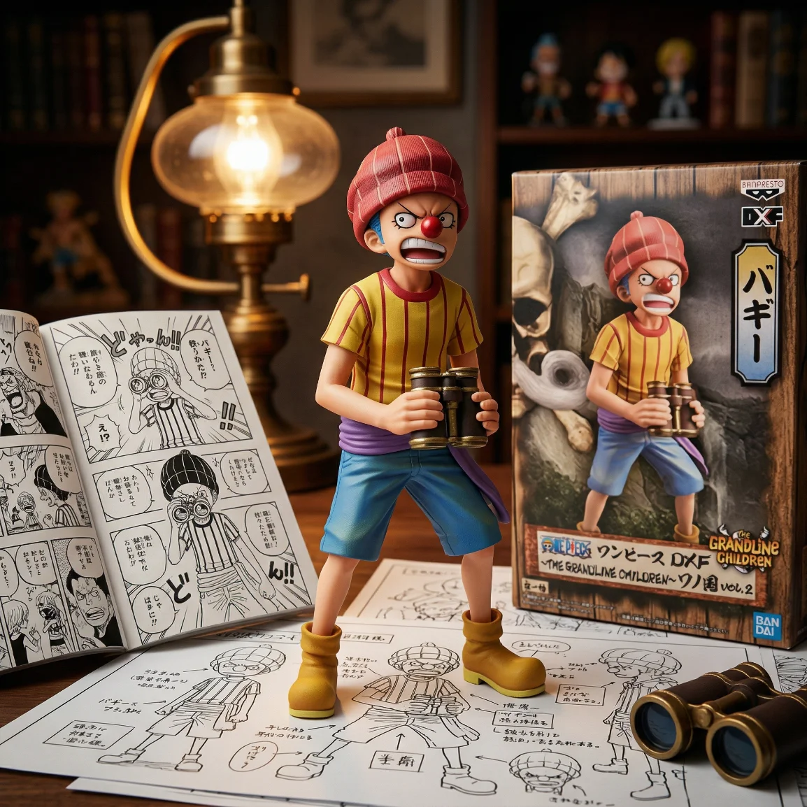 海贼王 DXF 巴基 童年-14CM