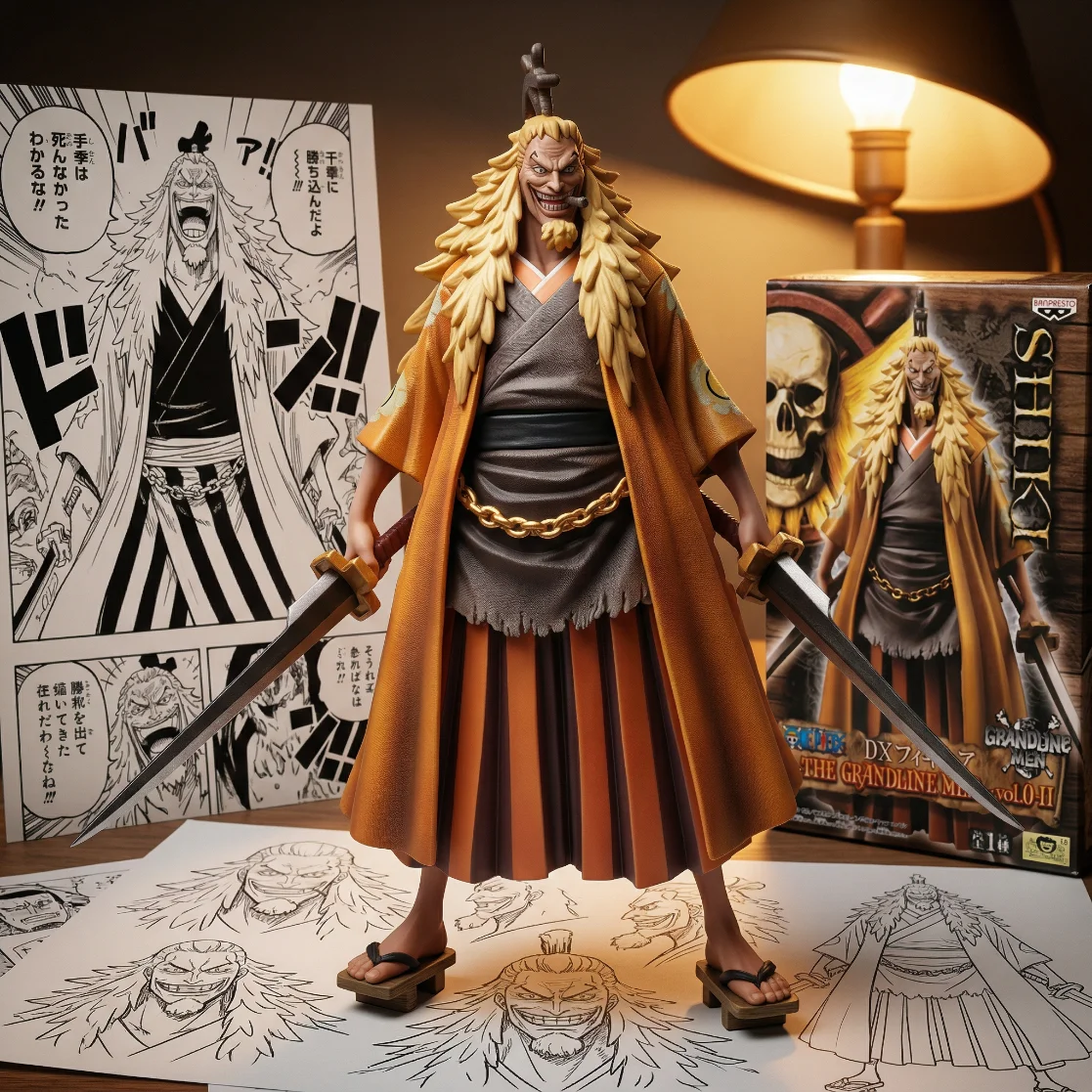 海贼王 男人2 金狮子-17CM