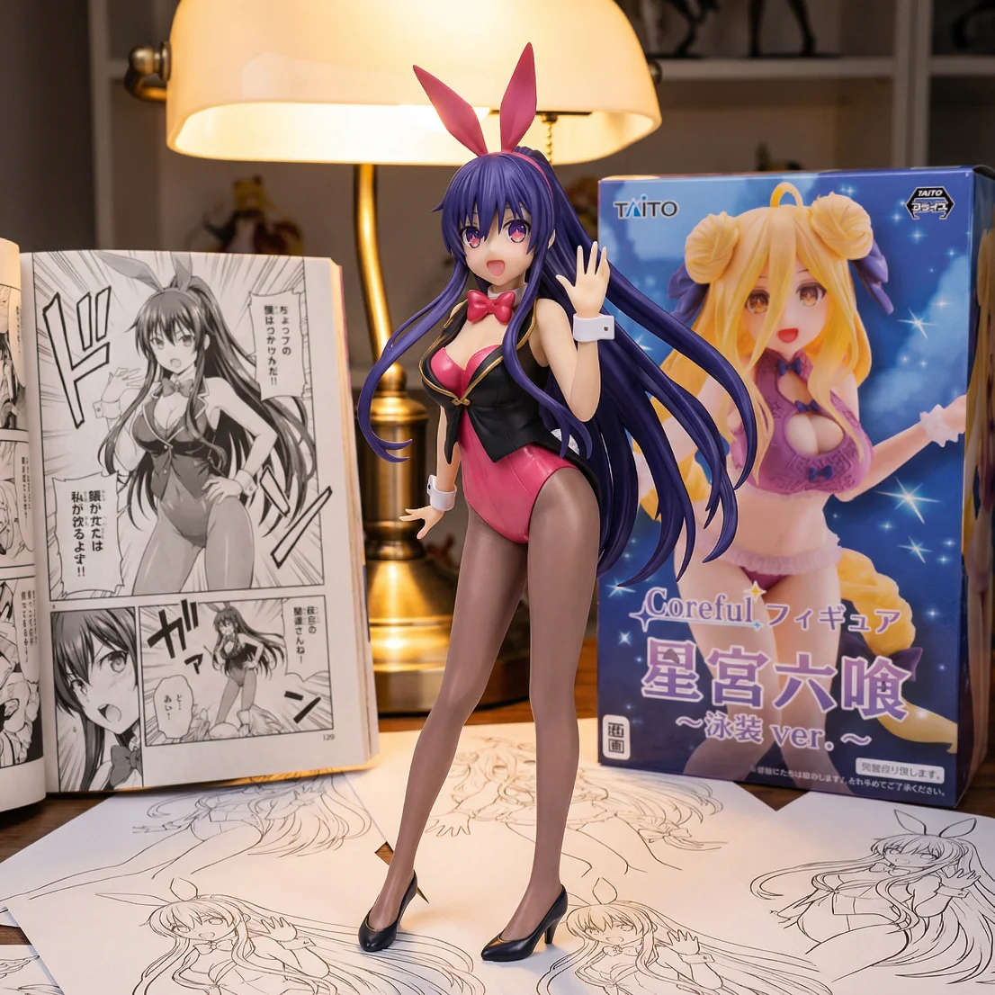 约会大作战 眼镜厂 闪耀魅力 夜刀神十香-24CM