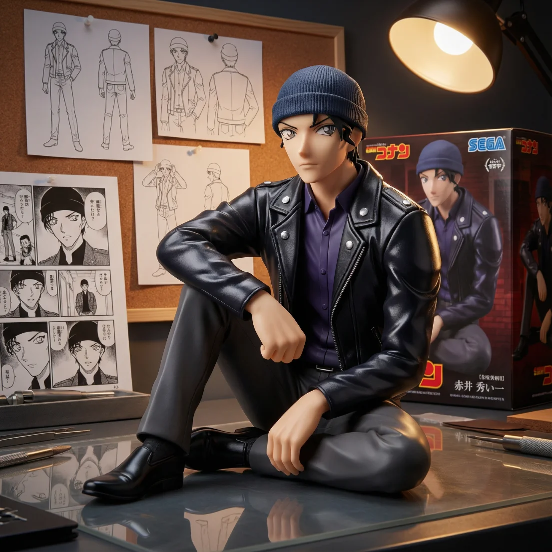 名侦探柯南 SEGA 赤井秀一约9cm