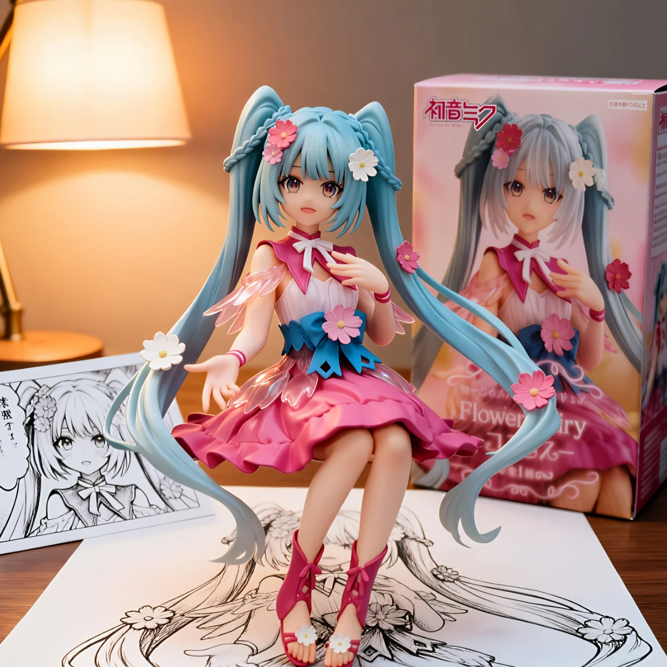 初音未来 波斯菊花仙子-14CM