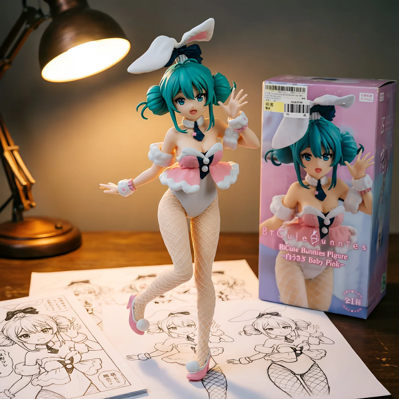 初音未来 FURYU 兔女郎 粉色-27CM