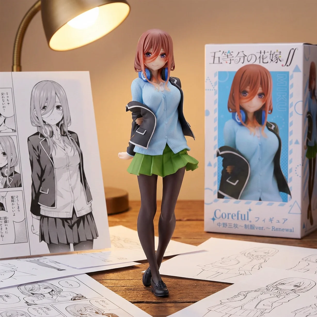五等分的花嫁 三玖 校服 背手-22CM