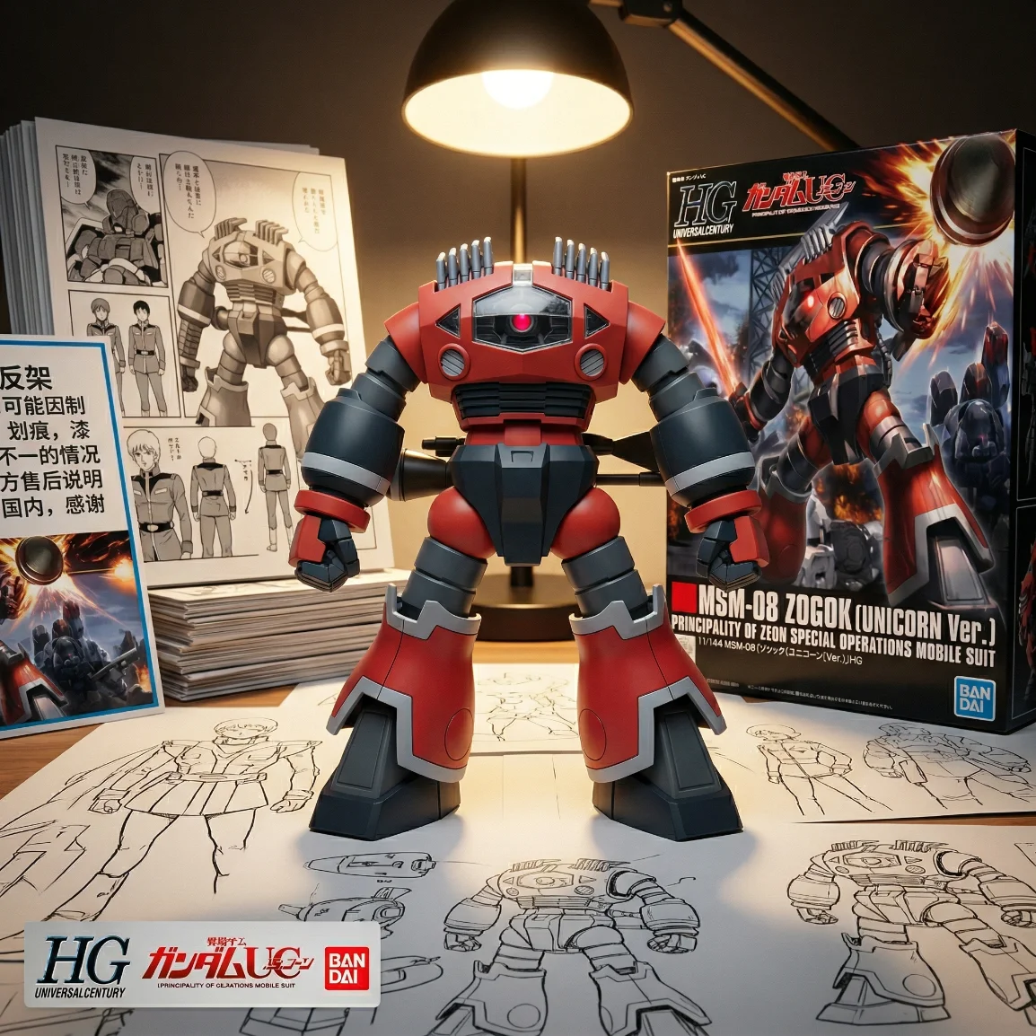 机动战士高达 佐高克 独角兽版-13CM