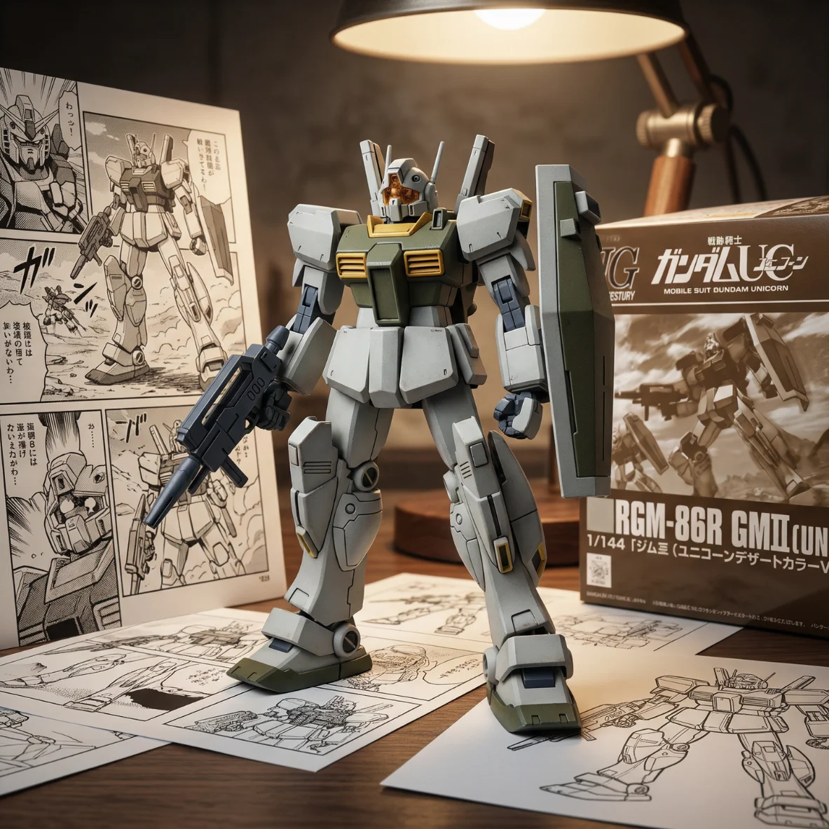 机动战士高达 PB 吉姆3 沙漠版-12.5CM