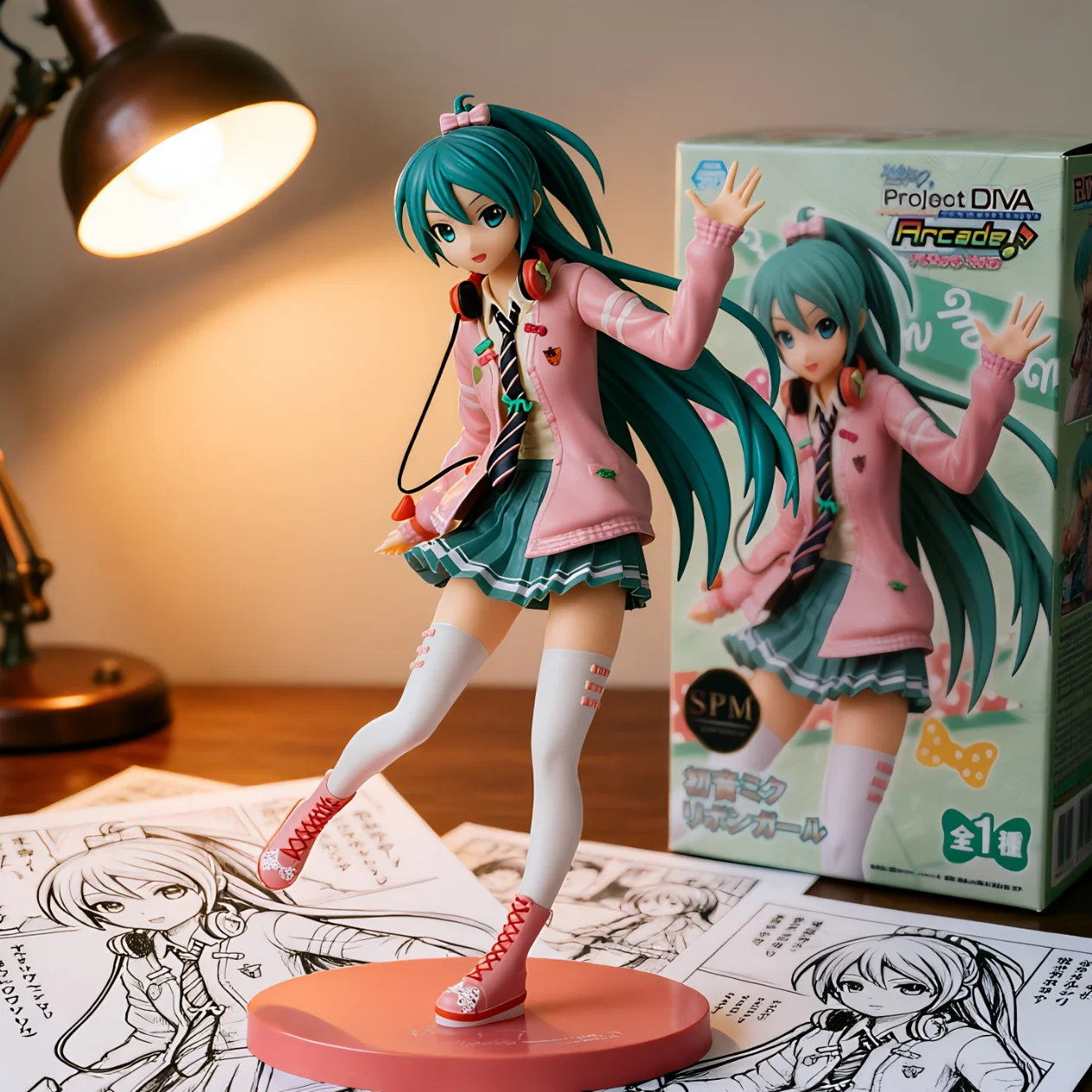 初音未来 SEGA 缎带少女-24CM