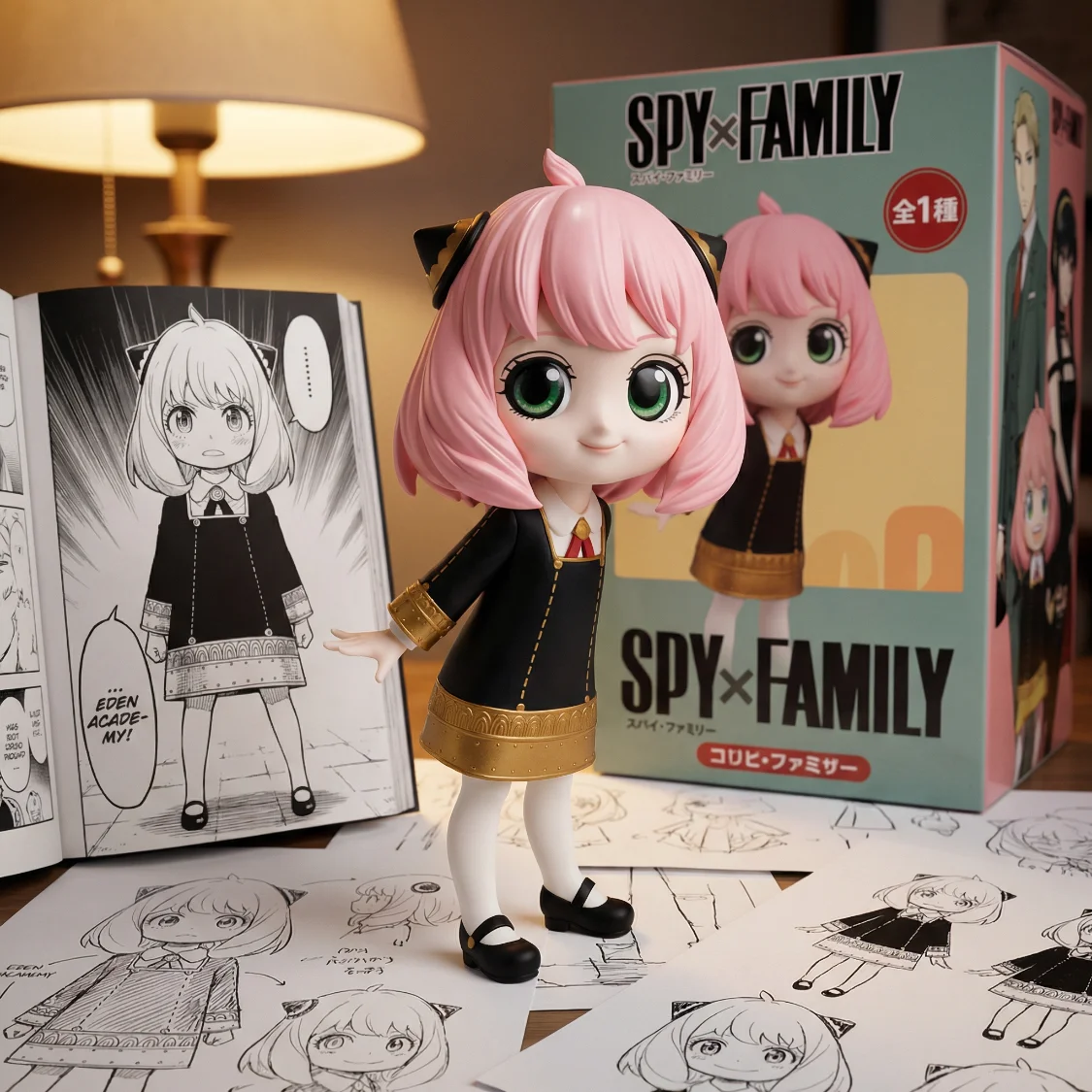 间谍过家家 眼镜厂 Qposket 阿尼亚 A款-14CM