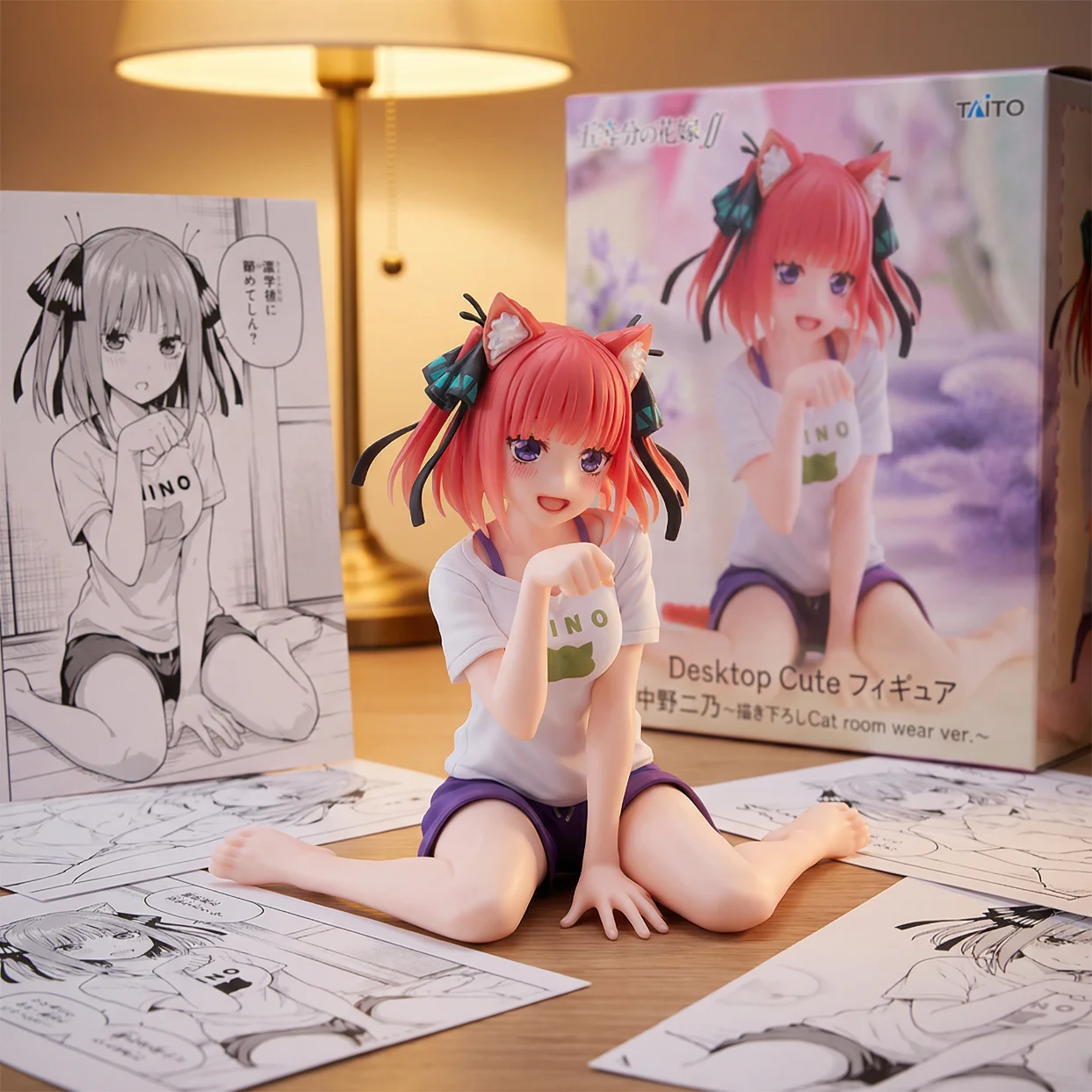 五等分的花嫁 二乃 猫咪居家服-14CM