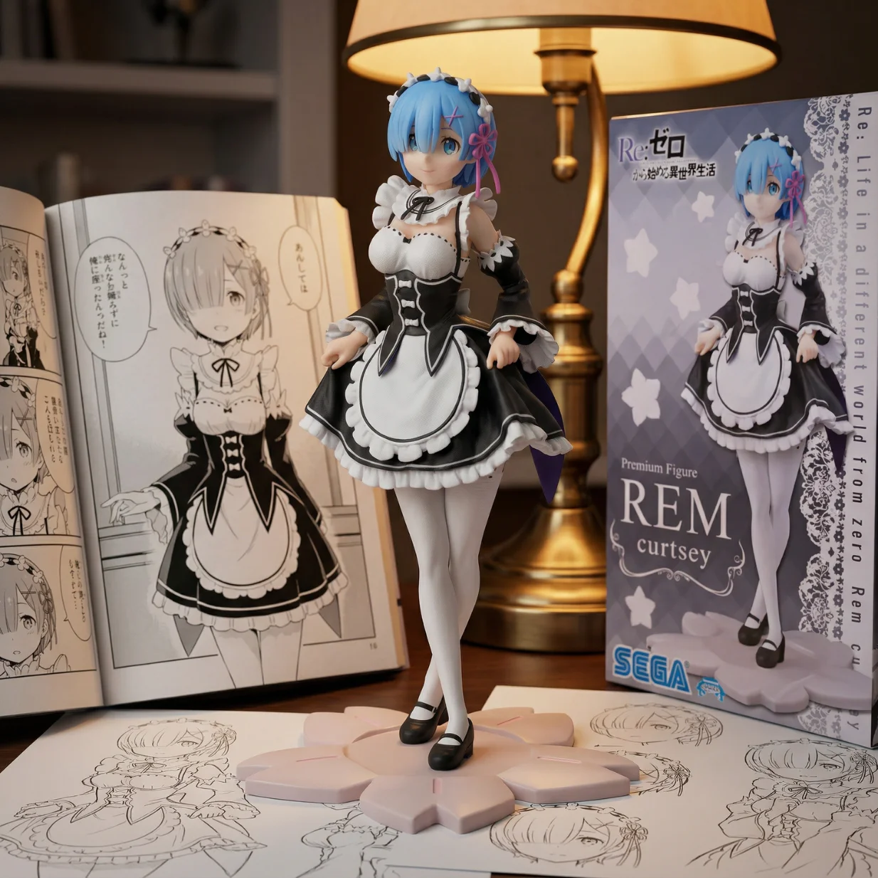 Re:从零开始的异世界生活 SEGA 蕾姆 女仆装 提裙-21CM