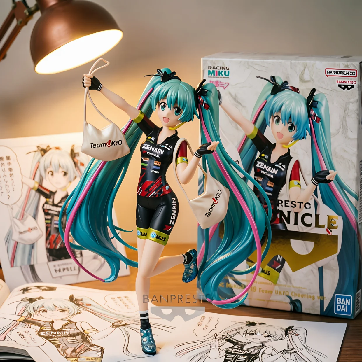 初音未来 眼镜厂 编年史 2019赛车 UKYO应援-17CM