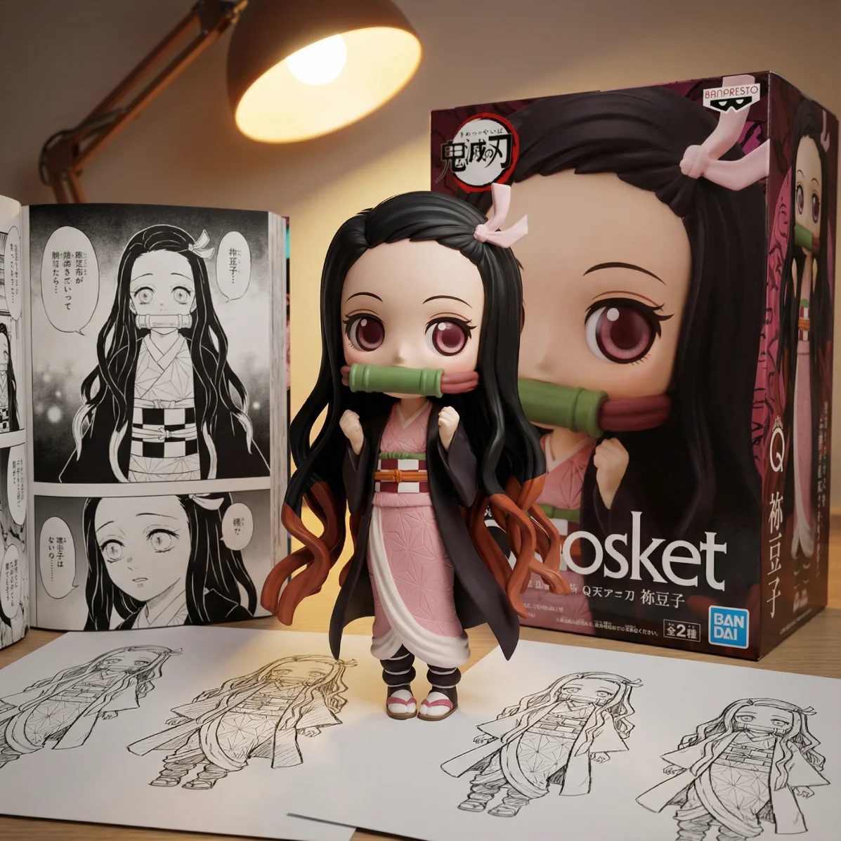 鬼灭之刃 Qposket祢豆子-14CM