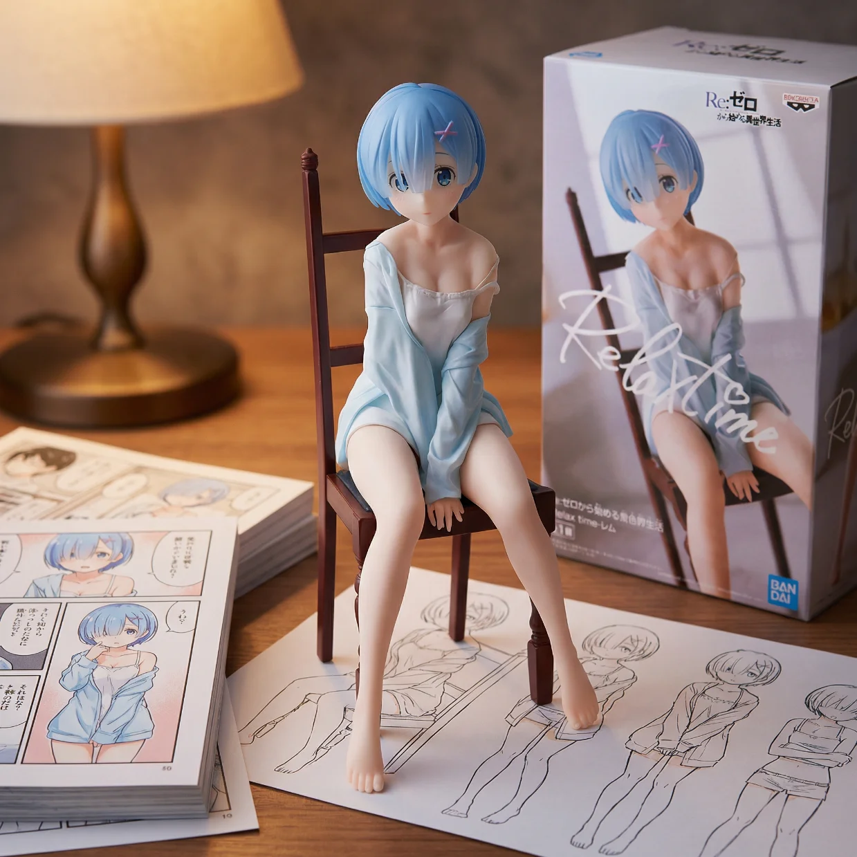 Re:从零开始的异世界生活 蕾姆 椅子 睡衣-20CM