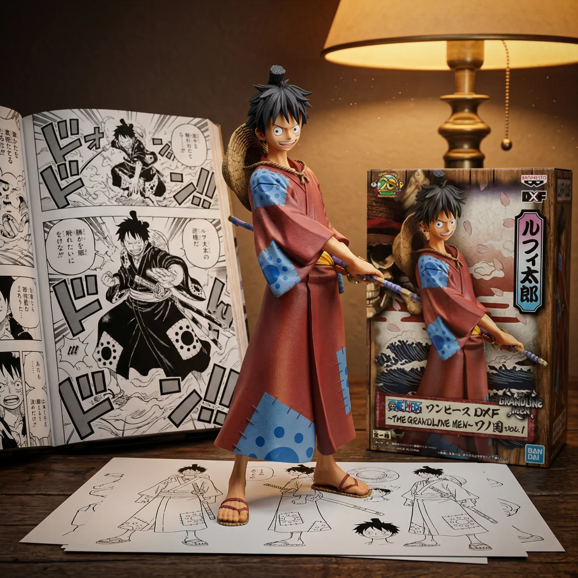 海贼王 DXF 和之国 路飞-17CM