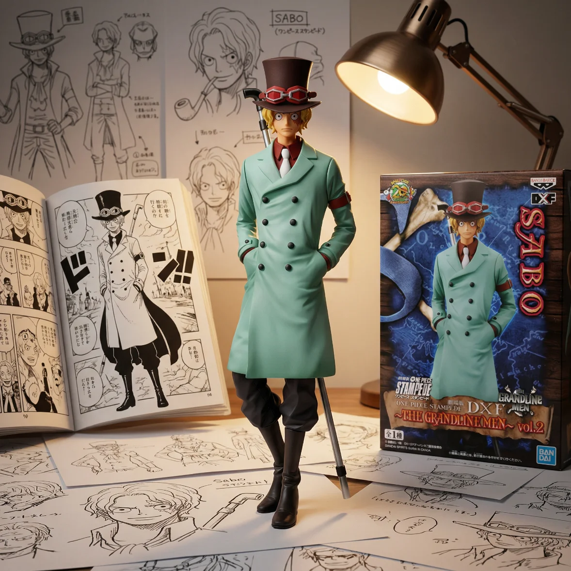 海贼王 DXF STAMPEDE 萨博-17CM