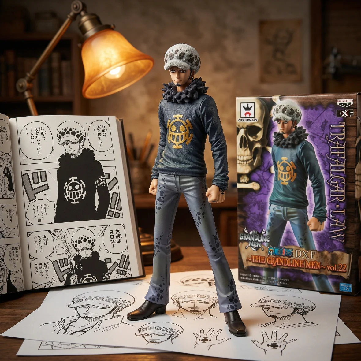 海贼王 DXF 男人22 罗-16CM